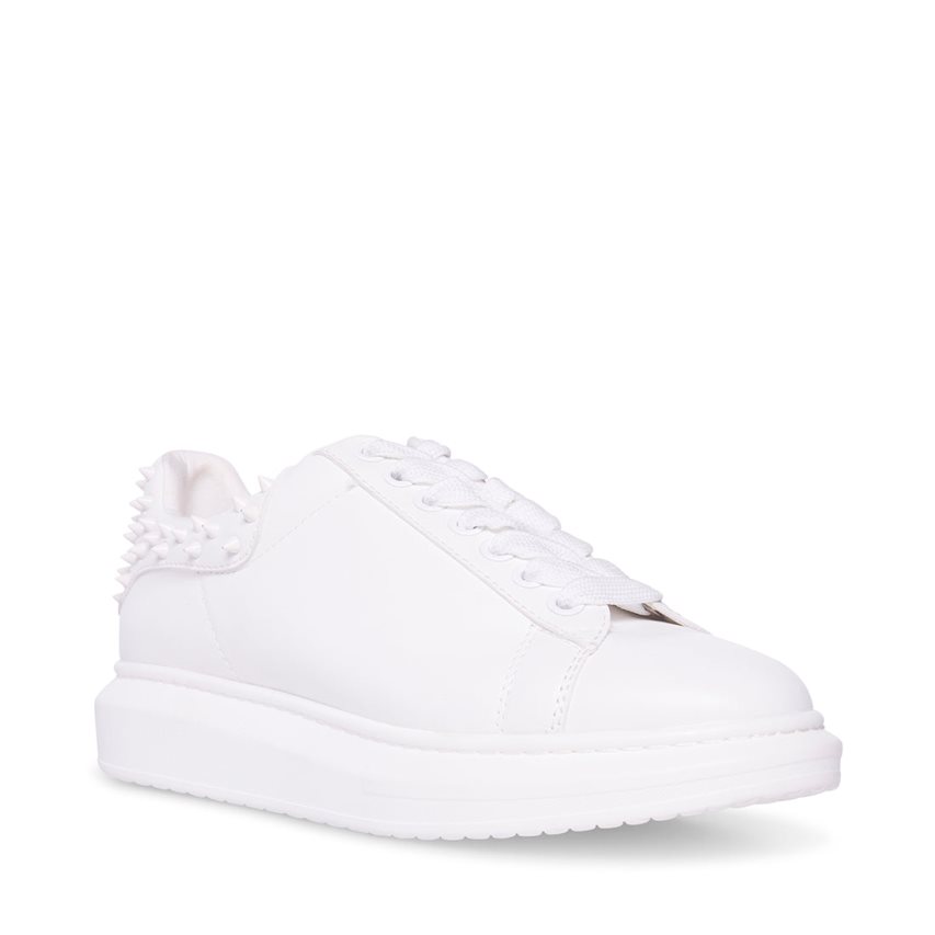 White Steve Madden Frosting Men's Sneakers | PH 5786ZPV